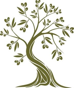 Las Vegas apartment for rent - A stylized image of a tree with green leaves and berries.