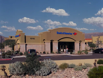 Scottsdale apartment for rent - the front building in the desert