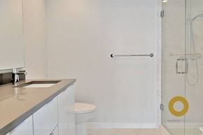 Richmond house for rent - a bathroom with a toilet and a sink and a shower