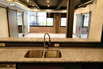 Newark apartment for rent - a kitchen with a sink and a window