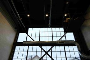 Newark apartment for rent - a view of the windows in the ceiling of a building