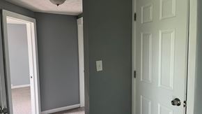 Akron apartment for rent - A white door is on the right side of the image.