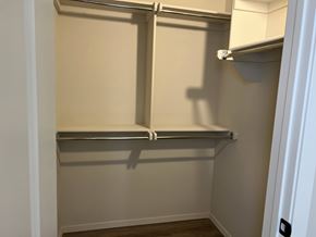 Shawnee house for rent - A white door with a shelf on the inside.