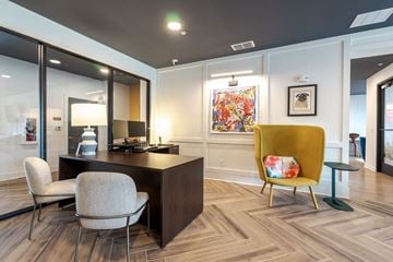 Bradenton apartment for rent - the preserve at ballantyne commons office space with desk and chairs