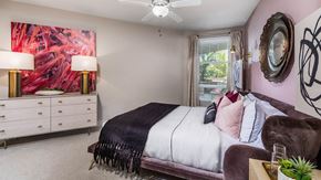 San Jose apartment for rent - the-james-1BR-model-bedroom-view-1