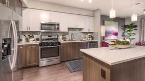 San Jose apartment for rent - the-james-1BR-model-kitchen-view-1