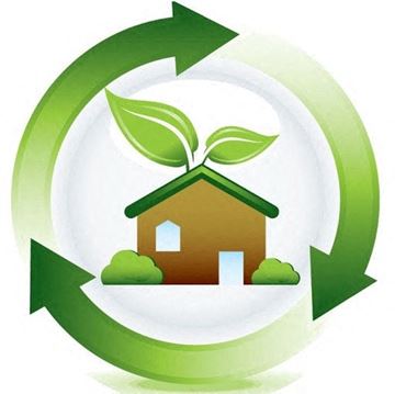 Burnsville apartment for rent - a green house with a green arrow around it