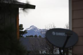 Pagosa Springs house for rent - a view of a mountain from a window of a building