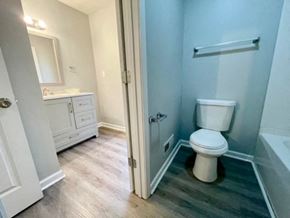 New Albany apartment for rent - a bathroom with a toilet and a sink