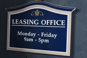 Vandalia apartment for rent - Leasing Office Sign