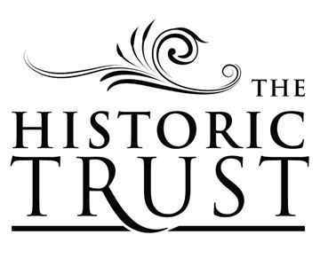Vancouver apartment for rent - The image shows a logo with the words "The Historic Trust" in a stylized font, with a decorative swirl above the text.