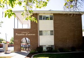Provo apartment for rent - a brick building with a sign that reads pacific commons