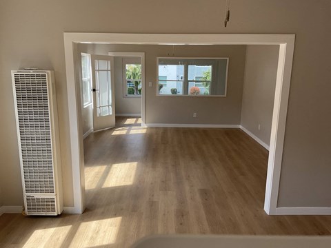 Floor plan for 1 bed, 1 bath, 1100 sqft