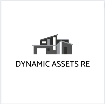 Pittsburg apartment for rent - a logo that reads dynamic assets re on a white