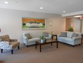 Franklin apartment for rent - a living room with couches and chairs and a painting on the wall