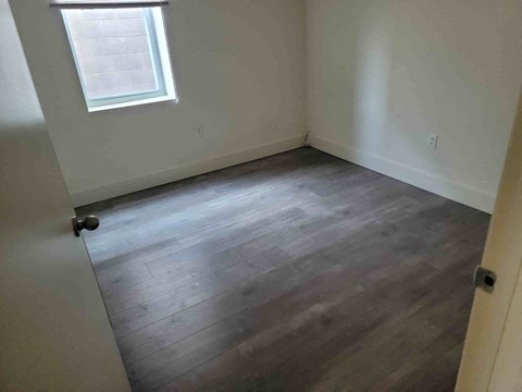 Floor plan for 2 beds, 1 bath