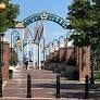 Philadelphia apartment for rent - a view of an archway in a park with trees