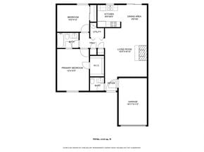 Jacksonville house for rent - a floor plan of a residence with a garage and a loft