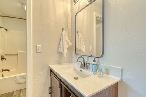 Floor plan for 1 bed, 1 bath, 300 sqft