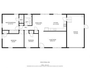 Jacksonville house for rent - a floor plan of a bedroom floor plan with an open floor plan