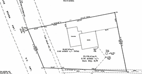 Chadbourn apartment for rent - A map shows a property with a 0.76 acres area and a 33.156-acre total area.
