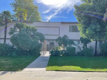 Valley Village apartment for rent - a house with a lawn and palm trees in front of it