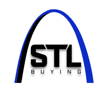 Jennings house for rent - the logo of stl buying on a white