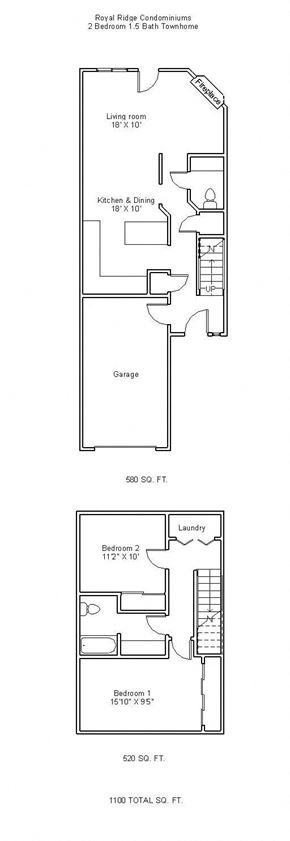 Vancouver apartment for rent - the floor plan of the residence