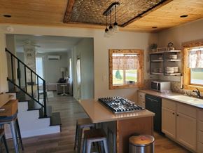 Elida house for rent - the kitchen is open to the living room and dining room