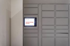 Edmonton apartment for rent - an image of a filing cabinet with a computer screen on the door