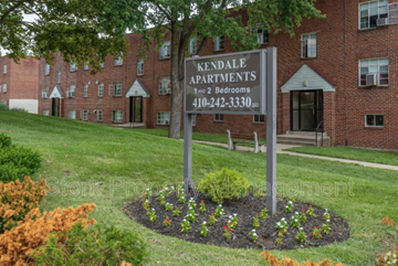 Baltimore apartment for rent - the sign in front of the building