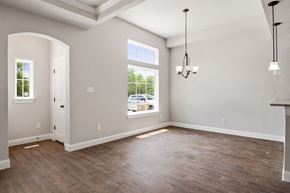 Spring Branch apartment for rent - the spacious living room with hardwood flooring and a large window