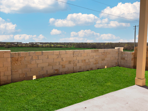 Georgetown triplex for rent - Back Yard at Davidson Ranch Duplex