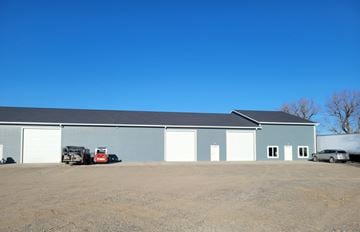 Billings house for rent - a large garage with a truck parked in front of it