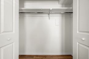 Nashville apartment for rent - A white door with a white frame and a white wall.