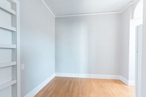 San Francisco apartment for rent - an empty room with white walls and a wooden floor
