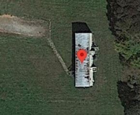 Boonville house for rent - A boat with a red marker is in the water.