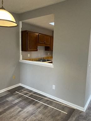 Newnan house for rent - an empty room with a sink and a window