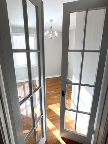 Birmingham apartment for rent - a living room doors and a chandelier