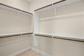Spring Branch apartment for rent - the walk in closet at the preserve at green valley apartments