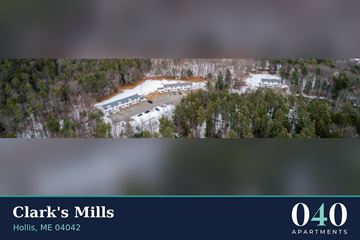 Hollis apartment for rent - An aerial view of Clark's Mills apartments in Hollis, ME 04042.
