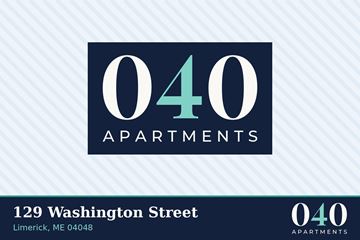 Limerick apartment for rent - A poster for 040 Apartments located at 129 Washington Street, Limerick, ME 04048.