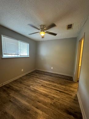 Little Rock apartment for rent - a bedroom with a ceiling fan and a window