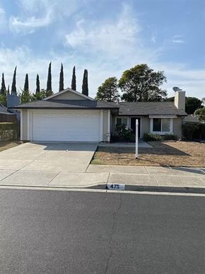 Bay Point apartment for rent - a house with a driveway and a garage door