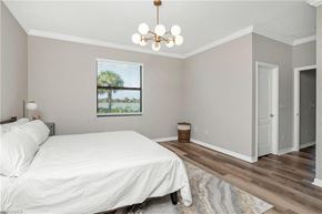 Estero house for rent - a bedroom with a bed and a window