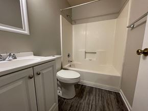 Shepherdsville apartment for rent - an empty bathroom with a toilet and a sink