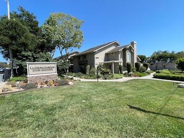 Santa Barbara apartment for rent - a house with a lawn and a sign in front of it