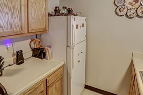 Washington Court House apartment for rent - a kitchen with a refrigerator and a counter top