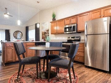 Westfield apartment for rent - A kitchen with a table and chairs.