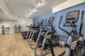 24- Hour fitness center with complimentary fitness classes